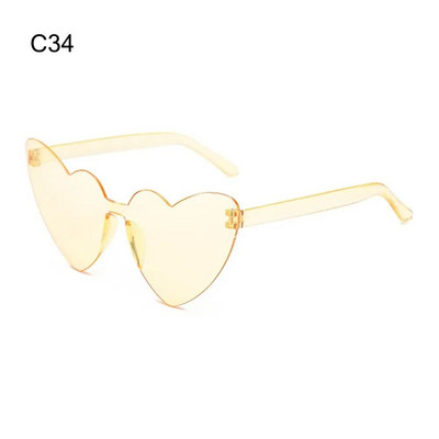 Šarene sunčane naočale u obliku srca u boji slatkih boja s gradijentnim lećama Naočale Muškarci Žene Rođendanske Smiješne Hipi Party Cosplay naočale Rekviziti za fotografije