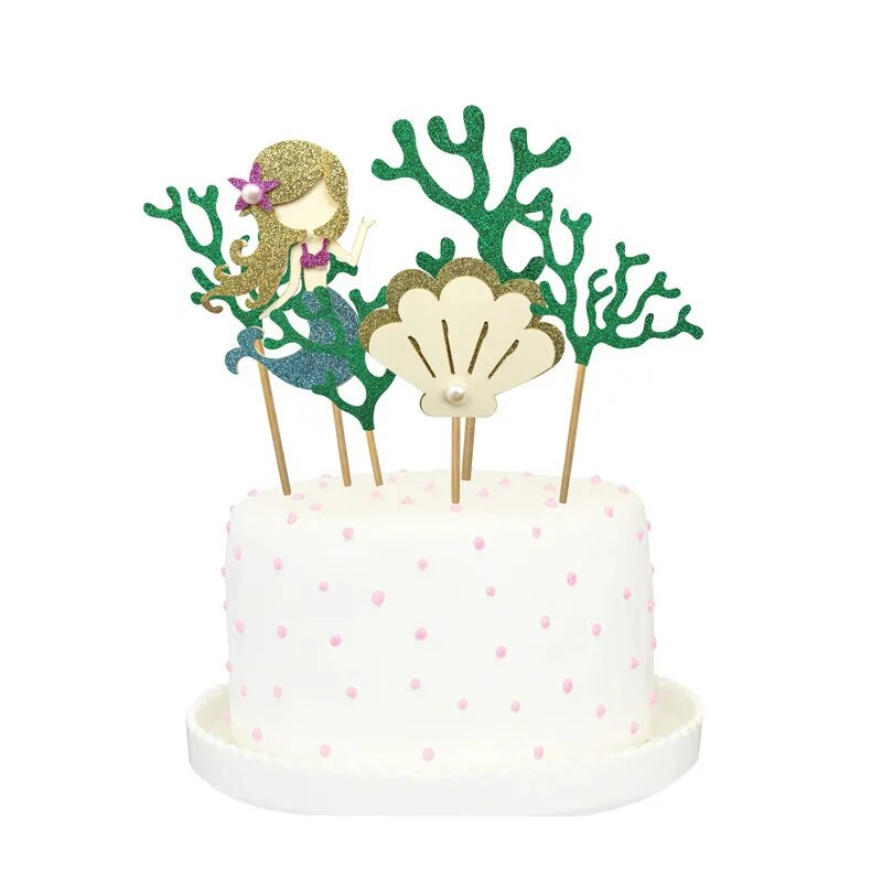 Chicinlife Mermaid Party Photo Booth kellékek keret babazuhany dekoráció esküvői gyerekeknek lányoknak boldog születésnapot PhotoBooth kellékek