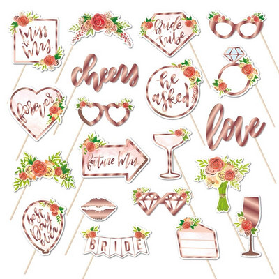 10-32 bucăți distracție pentru nunta cabină foto recuzită abia căsătorit Photobooth petrecere găină mască decorațiuni mireasa să fie duș mireasa aprovizionare pentru petrecere