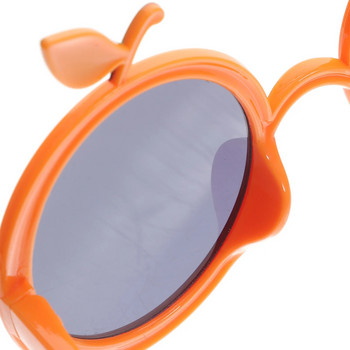 4 бр. Очила с оранжева форма Хавайски парти Рамки за снимки Пластмасови плодови орнаменти Абс Практично дете