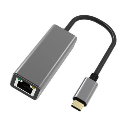 Προσαρμογέας Ethernet USB C σε 1000 Mbps Thunderbolt3 Type-C σε RJ45 LAN κάρτα δικτύου Gigabit Συμβατή για φορητό υπολογιστή Windows MacOS