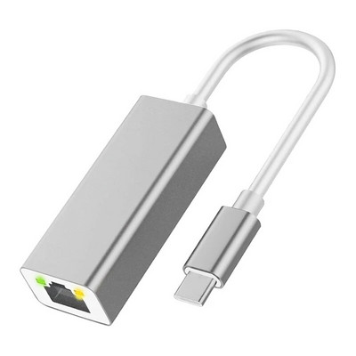 USB C–1000 Mbps Etherneti adapter Thunderbolt3 Type-C–RJ45 LAN Gigabit võrgukaart, mis ühildub Windowsi MacOS-i sülearvutiga