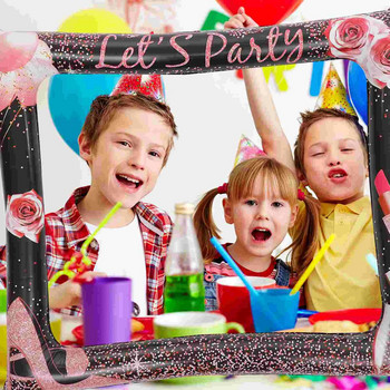 Надуваема фоторамка за рожден ден Фестивали Реквизит Фотографски реквизит PVC сувенири за партита Фотообаждане