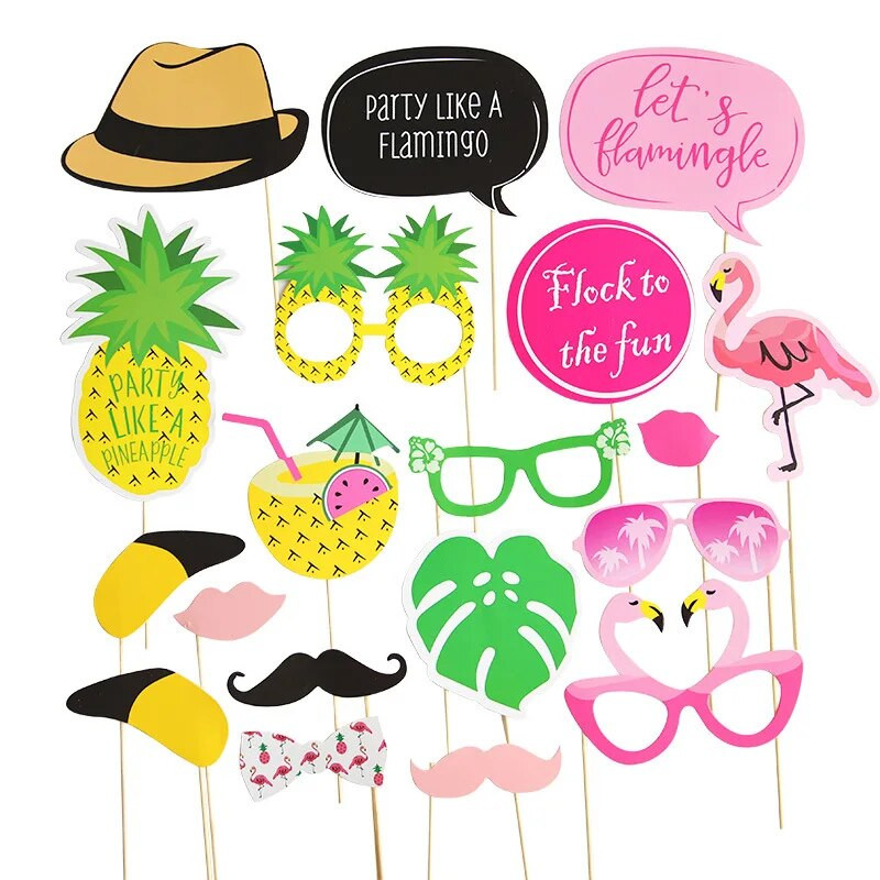 Juokingi vestuvių rekvizitai Netikros barzdos nuotraukų būdelės rekvizitai „pasidaryk pats“ ūsai, lūpos, akiniai, kaukė, fotokabinos priedai Vestuvių reikmenys