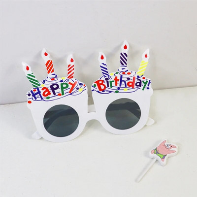Мултистилови креативни очила Слънчеви очила Честит рожден ден Забавни парти реквизити за консумативи за домашно парти декорация