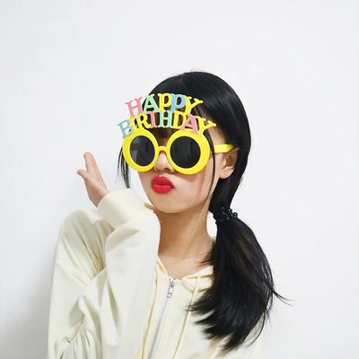 Мултистилови креативни очила Слънчеви очила Честит рожден ден Забавни парти реквизити за консумативи за домашно парти декорация