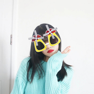 Мултистилови креативни очила Слънчеви очила Честит рожден ден Забавни парти реквизити за консумативи за домашно парти декорация