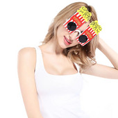 1 τεμ. Party Eye Wear Χριστουγεννιάτικα ποπ κορν Γυαλιά Στήριγμα για το Φεστιβάλ Μασκέ κοστουμιών Cosplay