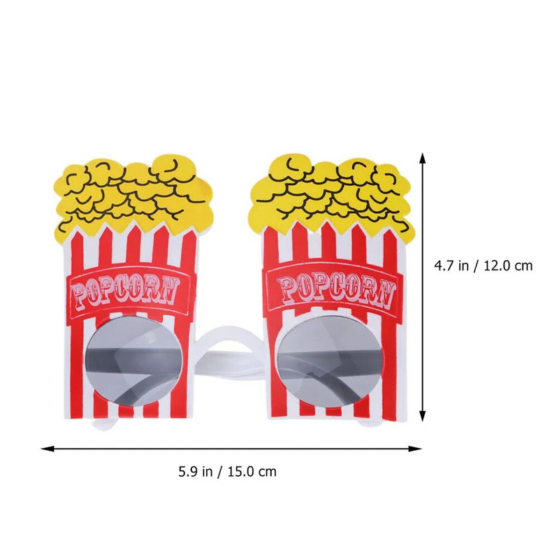 1kom Party Eye Wear Božićne kokice Naočale Rekvizit za Cosplay Kostim Festival Masquerade