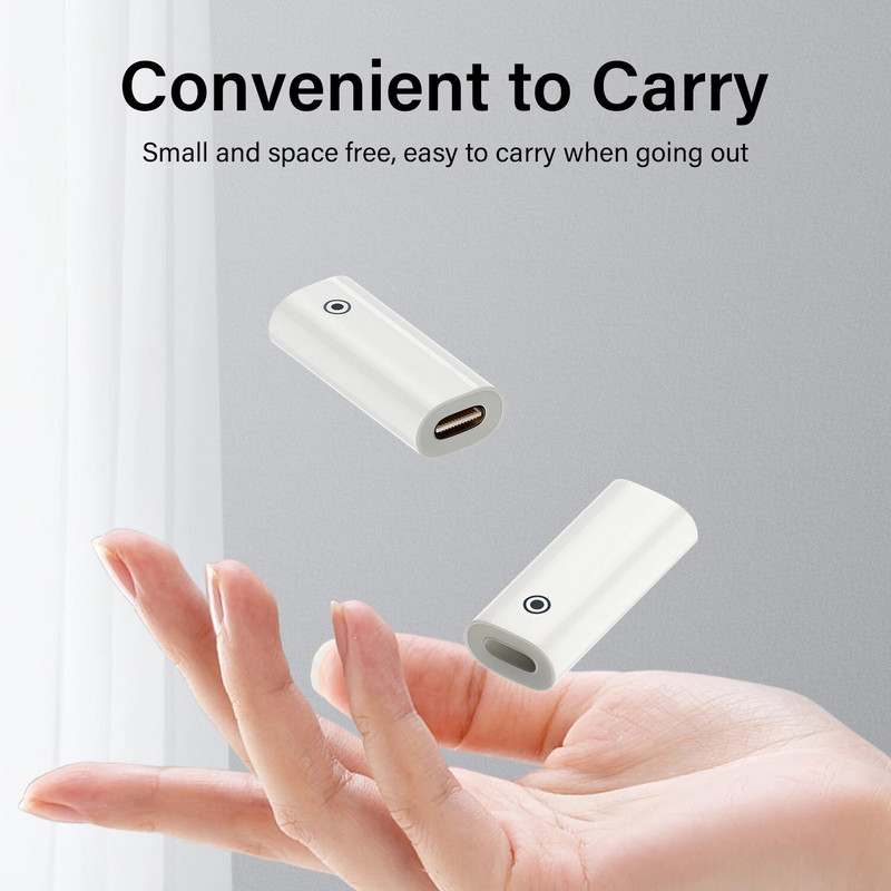 Za Apple Pencil 1 2 1. 2. generacije iPad Pro Stylus olovka Adapter za punjenje Kabel za punjenje Konektor USB tip C /Lightning Female