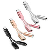USB C iki 3,5 mm ausinių lizdo adapteris, suderinamas su C tipo ausinių pagalbinio kabelio skaitmeninio garso keitikliu
