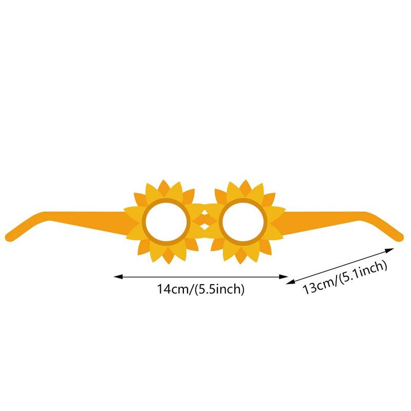 Padėkos dienos 3D popieriniai akiniai, Padėkos dienos teminis vakarėlis, fotorekvizitai, 6 vnt.