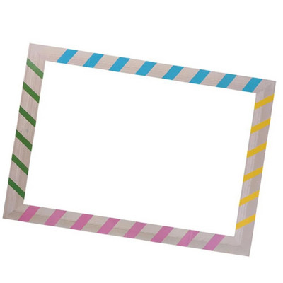 68x48cm Цветни креативни сватбени дни Направи си сам хартиена рамка за снимки Фото кабина Подпори за сватба