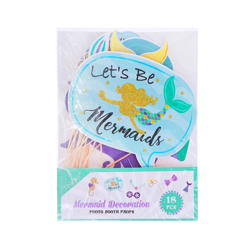 Dodatak za foto kabinu za rođendansku zabavu s bambusovim štapićima Tinksky od 18 komada, pribor za kreativnu zabavu