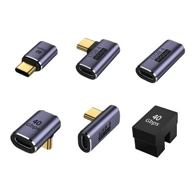 Nku USB4 Thunderbolt3/4 USB C към тип C 100W бързо зареждане 8K@60Hz 40Gbps трансфер на данни Мобилен телефон Адаптер за таблет Компютър