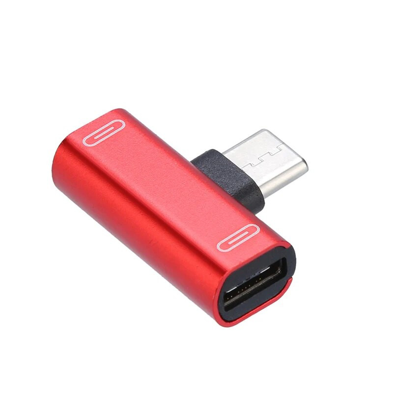 Adapter za slušalice tipa C u dvostruki tip C, pretvarač za punjenje telefona, AUX utikač za reprodukciju glazbe i zvuka za Huawei Xiaomi USBC kabelski razdjelnik