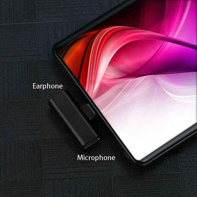 Adapter za slušalice tipa C u dvostruki tip C, pretvarač za punjenje telefona, AUX utikač za reprodukciju glazbe i zvuka za Huawei Xiaomi USBC kabelski razdjelnik