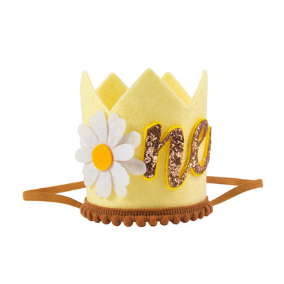Daisy sünnipäevapeo kaunistus lastele Palju õnne sünnipäevaks bänner Daisy lill Taldrikukõrred Baby Shower Esimese sünnipäevapeo kujundus