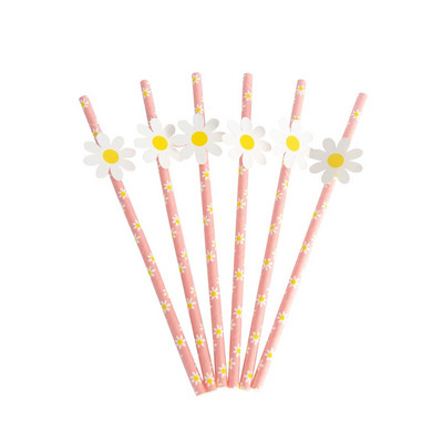 Daisy sünnipäevapeo kaunistus lastele Palju õnne sünnipäevaks bänner Daisy lill Taldrikukõrred Baby Shower Esimese sünnipäevapeo kujundus