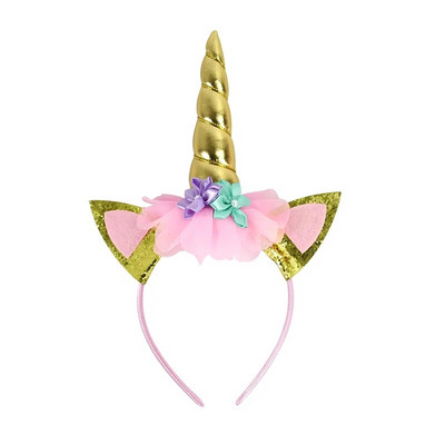 Banda pentru cap cu unicorn Zână Aripi de înger Cadou pentru copii Fete Curcubeu Unicorn Decor pentru petrecerea de ziua de naștere Accesorii pentru Cosplay Rechizite pentru Baby Shower