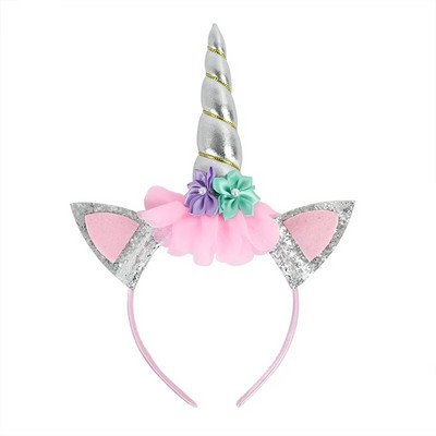 Banda pentru cap cu unicorn Zână Aripi de înger Cadou pentru copii Fete Curcubeu Unicorn Decor pentru petrecerea de ziua de naștere Accesorii pentru Cosplay Rechizite pentru Baby Shower