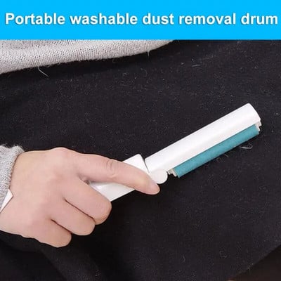 Ρούχα αφαίρεσης σκόνης Χνούδι Dust Catcher Dust Drum Lint Roller Ανακυκλωμένες πτυσσόμενες βούρτσες τυμπάνων Hair Sticky Washable Portable