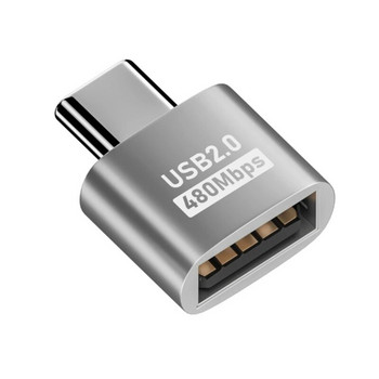 Метален USB2.0 към тип C конектор за лесна интеграция с най-новите USB C устройства