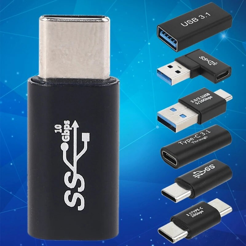 1-5 komada adaptera super brzine OTG USB C na tip C muški ženski konverter podataka konektor produžni konverter veze izdržljiv
