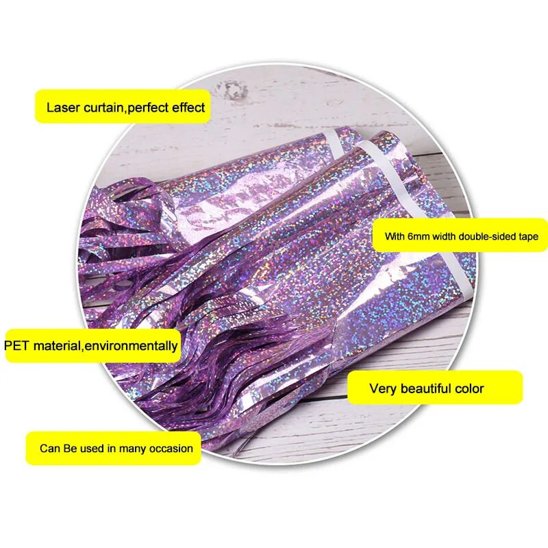 1-4M talmi lézerfüggöny születésnapi halloween-i lánybúcsú esküvői dekorációs parti háttere Születésnapi csíkos háttér