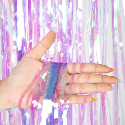 Novopristigle pozadinske zavjese od šljokica od folije za rođendane, vjenčanja, božićne diplome, ukrasi foto kabina