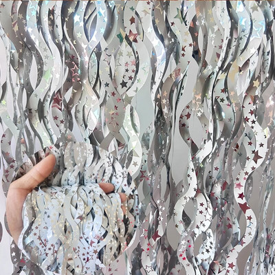 Novopristigle pozadinske zavjese od šljokica od folije za rođendane, vjenčanja, božićne diplome, ukrasi foto kabina