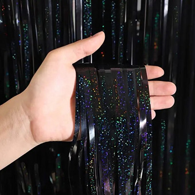 Novopristigle pozadinske zavjese od šljokica od folije za rođendane, vjenčanja, božićne diplome, ukrasi foto kabina