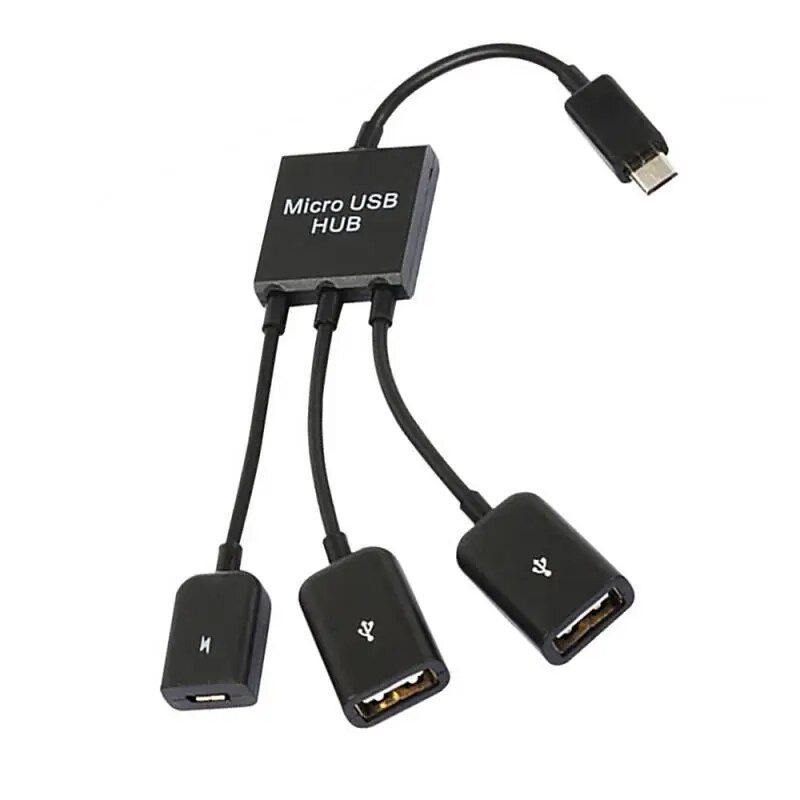 3 u 1 USB OTG kabelski adapter Micro USB HUB adapter s 3 priključka za napajanje OTG host kabelski kabel Tip C produžni adapter