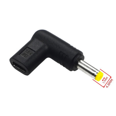 Tip-C la DC3.0*1.1/3.5*1.35/4.0*1.7/4.8*1.7/5.5*2.1/5.5*2.5 Adaptor convertor 12v/15v/19.5v Adaptor cot pentru unealtă electrică