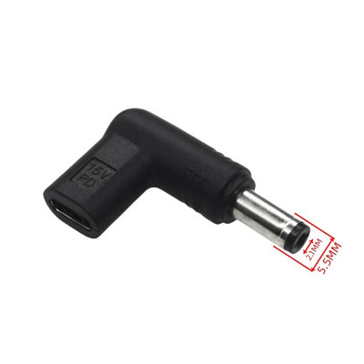 Tip-C la DC3.0*1.1/3.5*1.35/4.0*1.7/4.8*1.7/5.5*2.1/5.5*2.5 Adaptor convertor 12v/15v/19.5v Adaptor cot pentru unealtă electrică