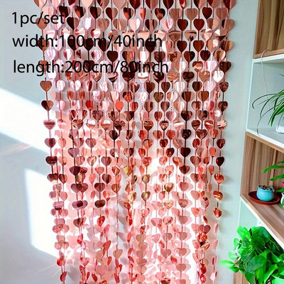 Party Függöny Love Backdrop Születésnapi Dekoráció Valentin-napi Babazuhany esküvői dekoráció