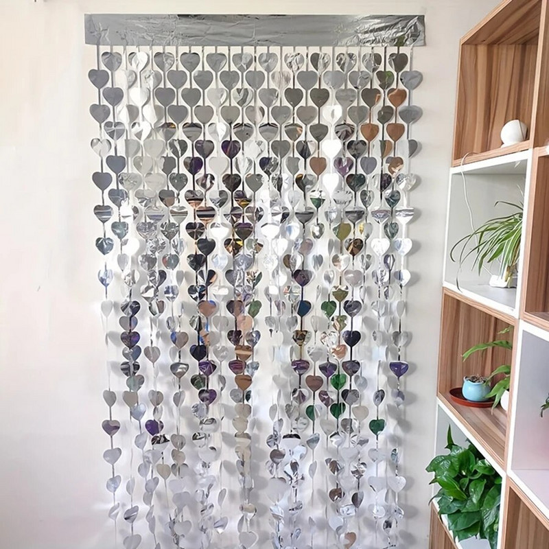 Party Függöny Love Backdrop Születésnapi Dekoráció Valentin-napi Babazuhany esküvői dekoráció