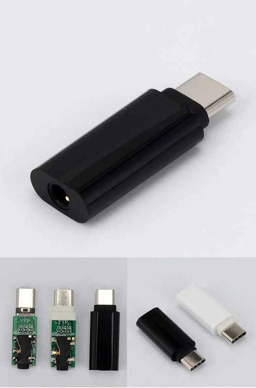 Compatibil cu Google Pixel 3/3XL 6T/7/7Pro Adaptor audio de înaltă rezoluție USB tip C de sex masculin la femelă, mufă pentru căști de 3,5 mm