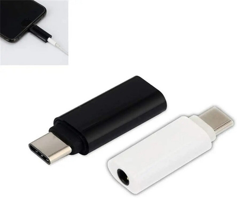 Compatibil cu Google Pixel 3/3XL 6T/7/7Pro Adaptor audio de înaltă rezoluție USB tip C de sex masculin la femelă, mufă pentru căști de 3,5 mm