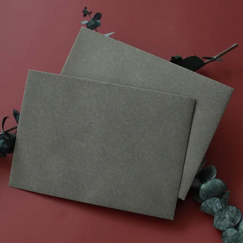 10 бр./опаковка 16x11,5 см ванилова хартия Бронзиране Плик за бизнес покана Сватбена покана Персонализиране на плик