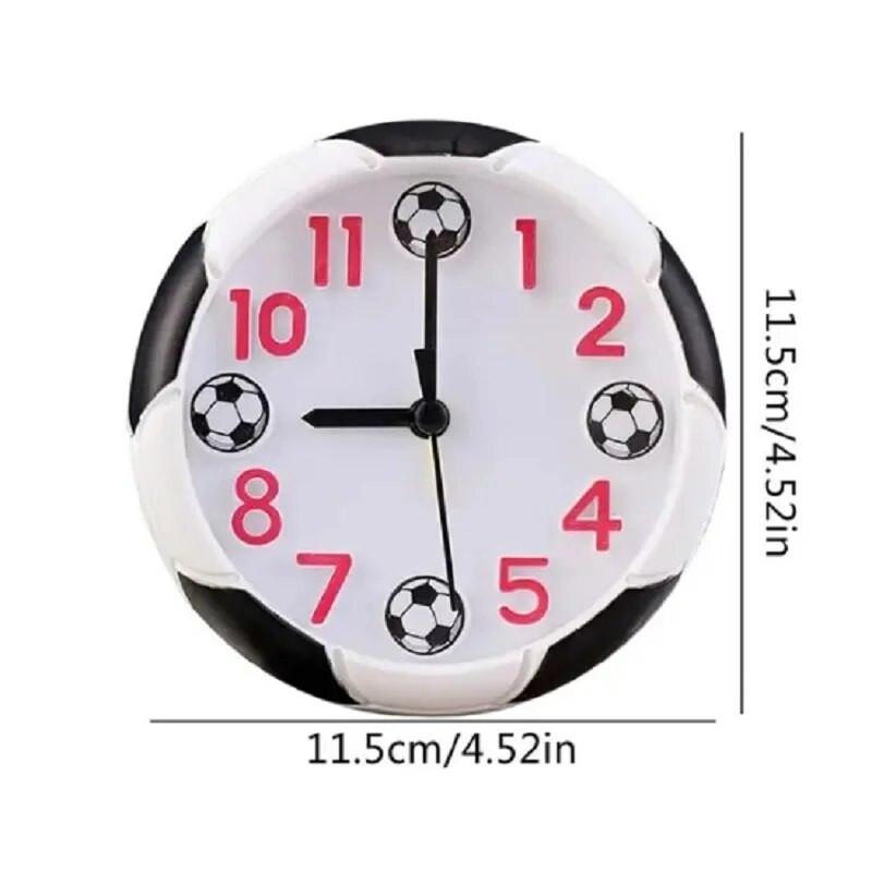 Asztali futball-labdaóra dekoratív elemes futballóra alakú kültéri kemping-ágyak hálószobai születésnapi ajándék
