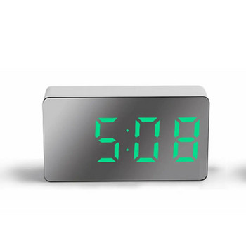 Led Mirror Ξυπνητήρι Έπιπλα σπιτιού Ηλεκτρονικό ρολόι Ψηφιακό γραφείο Διακόσμηση κρεβατοκάμαρας Επιτραπέζιος υπολογιστής Έξυπνα αξεσουάρ Ώρες