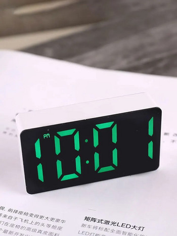 Led Mirror Ξυπνητήρι Έπιπλα σπιτιού Ηλεκτρονικό ρολόι Ψηφιακό γραφείο Διακόσμηση κρεβατοκάμαρας Επιτραπέζιος υπολογιστής Έξυπνα αξεσουάρ Ώρες