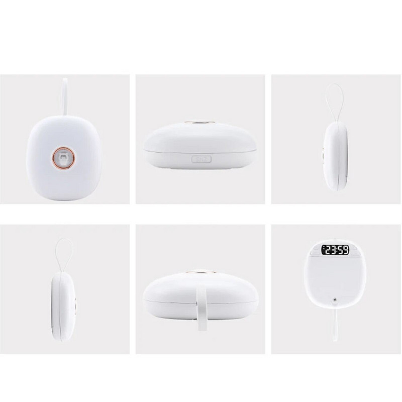 Tylus vibruojantis žadintuvas, 2 vibravimo režimai, stiprus pažadinimas, mielas daugiafunkcis, skirtas klausos negalią turintiems kurtiesiems