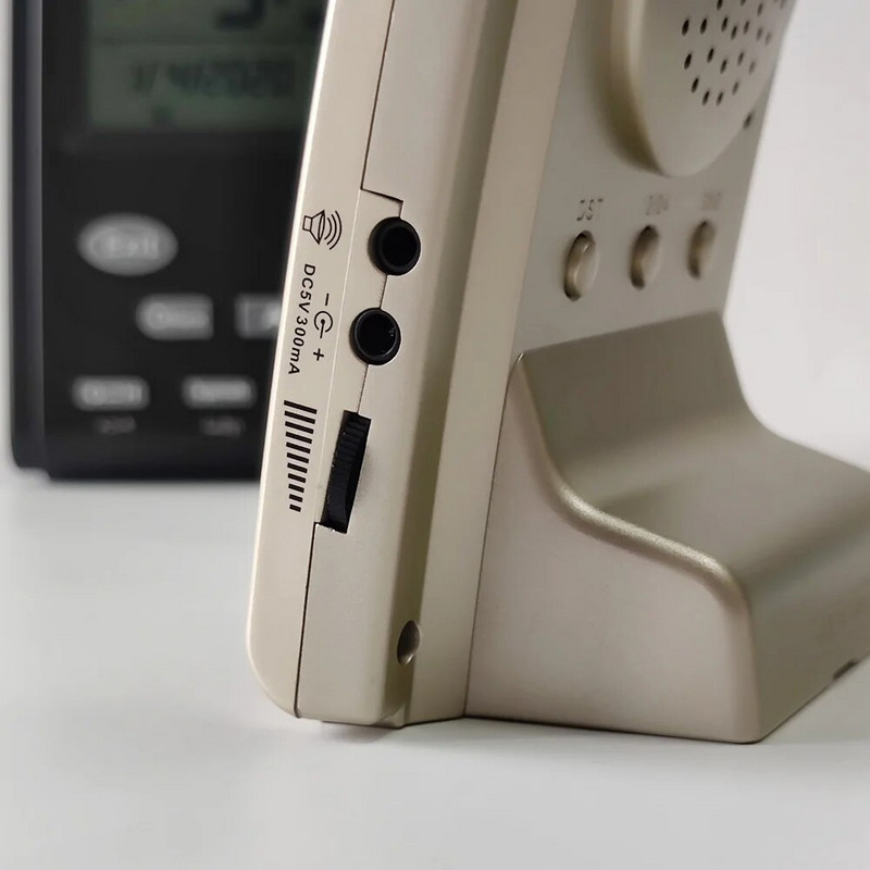 AL-HARAMEEN Azan sat za muslimane s ezanom Vrijeme molitve Alarm Qiblah Hijri kalendar i pozadinsko osvjetljenje Temperatura Iqamah