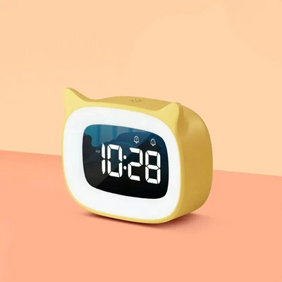 Led pametni elektronički sat Višenamjenski punjivi modeli noćnog svjetla Modeliranje mačjih ušiju Elektronička budilica