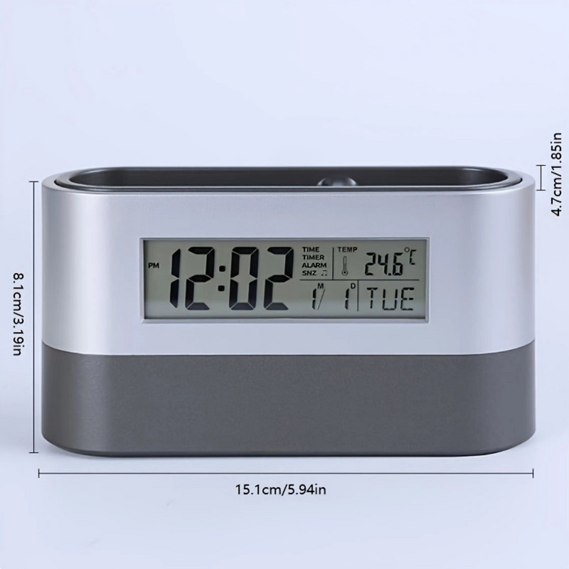 1tk, pliiatsihoidjaga äratuskell Lihtne hall akuga äratuskell