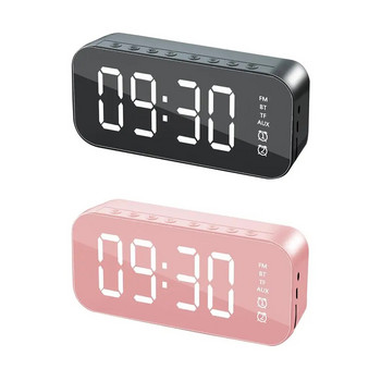 Ψηφιακό Ξυπνητήρι Ηλεκτρικό Ξυπνητήρι Συσκευές Εμφάνισης Ωρών Επαναφορτιζόμενα Πολυλειτουργικά Επιτραπέζια Ρολόγια Συσκευή Εμφάνισης ώρας ροζ