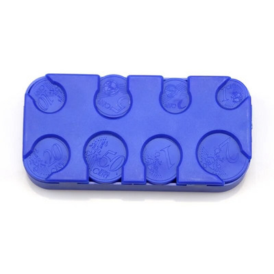 Dozator za euro kovanice, plastične kutije za kovanice, kolekcija, novčanik, organizator, držač za pohranu, držač za autobus, automobil, držač za mjenjač kovanica