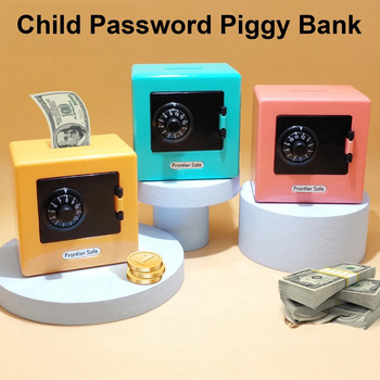 Mini Bank Money Box Retro Atm Περιστρεφόμενος Κωδικός Μετρητά Κέρματα Ταμιευτήριο Τράπεζα Χρηματοκιβώτιο αυτόματη κατάθεση τραπεζογραμματίων Δώρο Χριστουγέννων